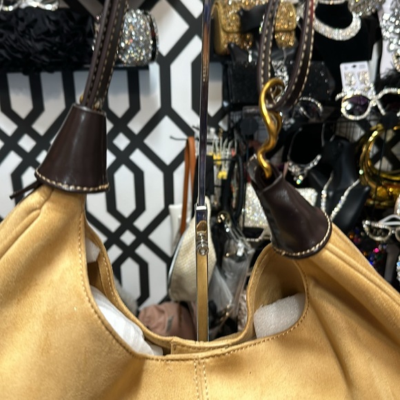 Suede oversize shoulder, Handbag - Picture 2 of 14